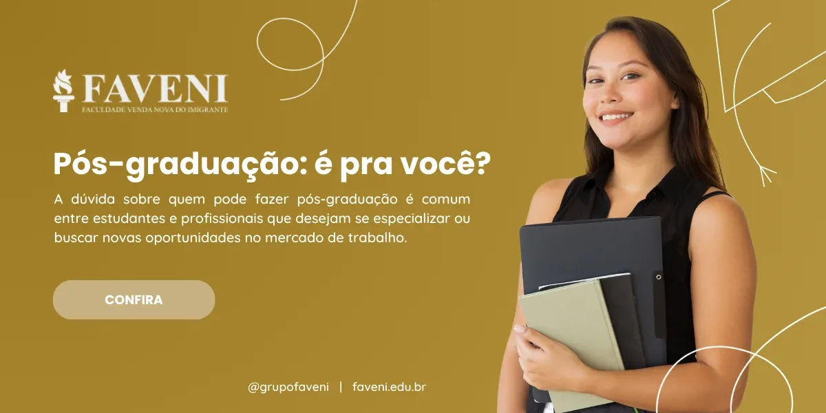 Quem pode fazer pós-graduação? acesse nosso artigo e saiba tudo sobre a pós-graduação.